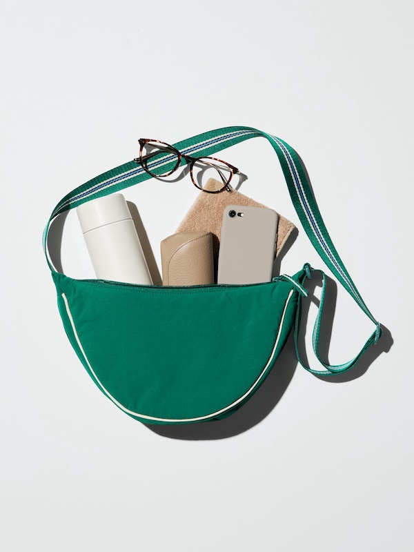 Round Mini Shoulder Bag | Striped