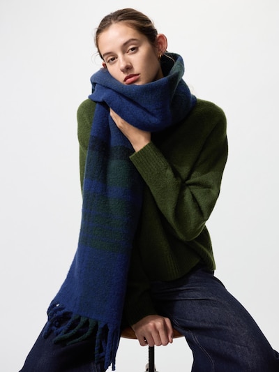 Souffle Yarn Chunky Stole | Checked