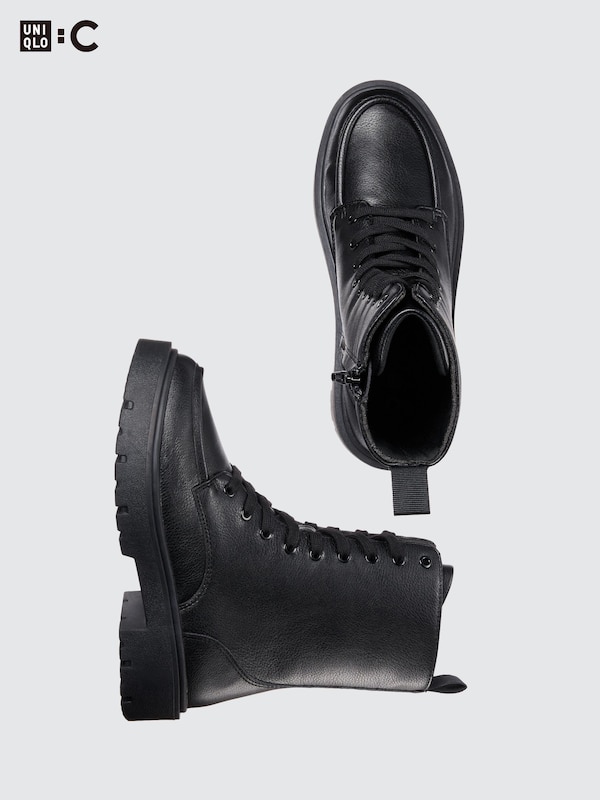 Lace Up Short Boots