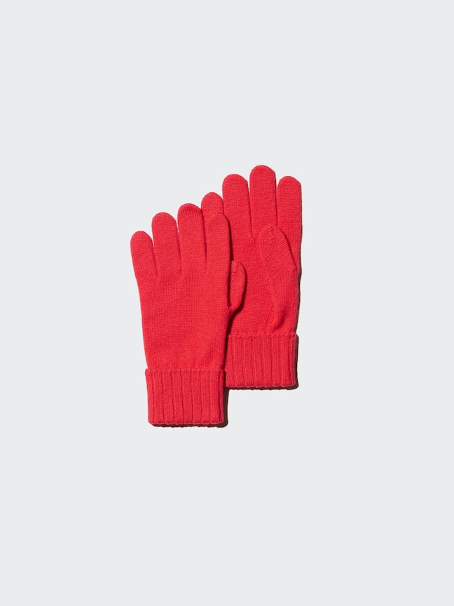 100% Cashmere Knit Gloves