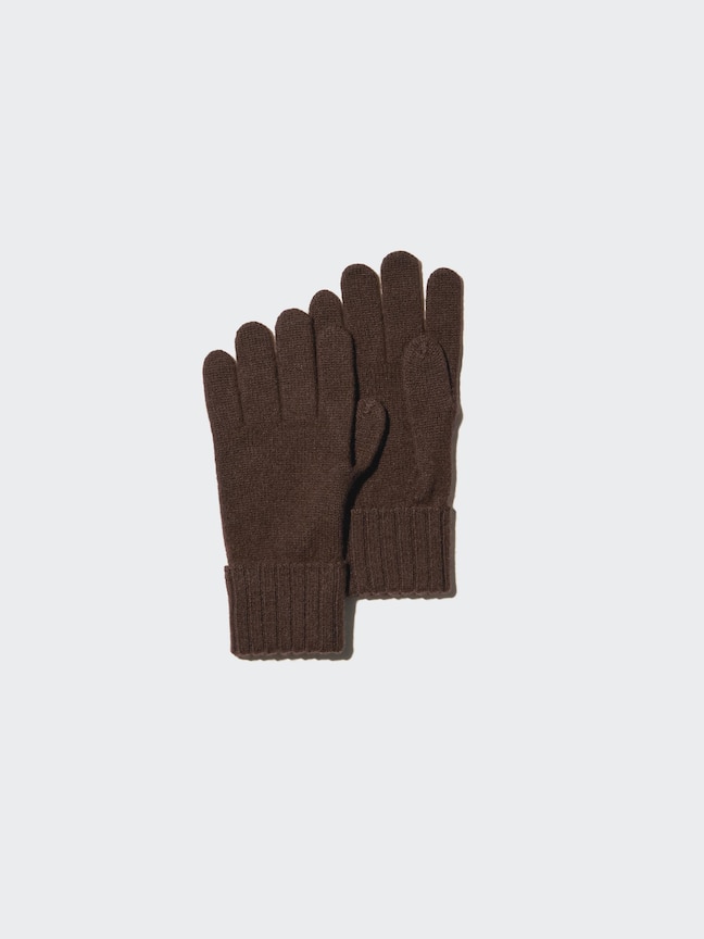 100% Cashmere Knit Gloves