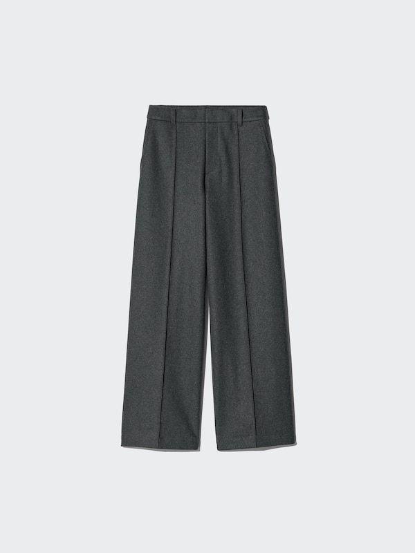 Brushed Jersey Wide Trousers (Longer)