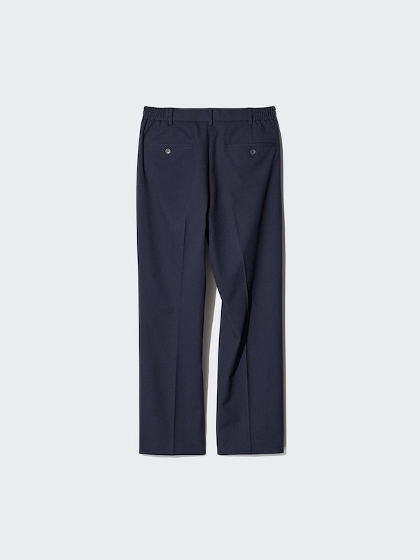 Pleated Wide Pants | Brushed Twill
