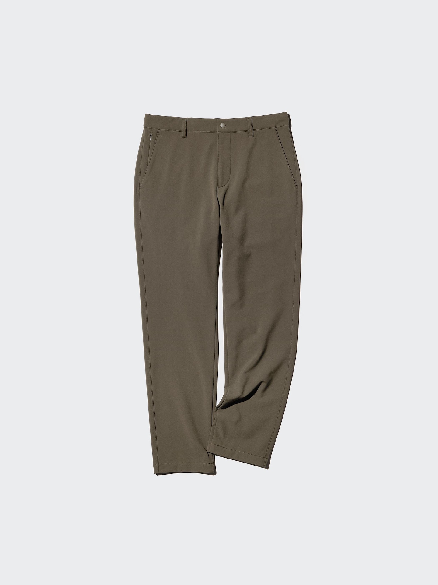 Мужские брюки Uniqlo Warm Stretch, цвет: Бежевый — фото 3