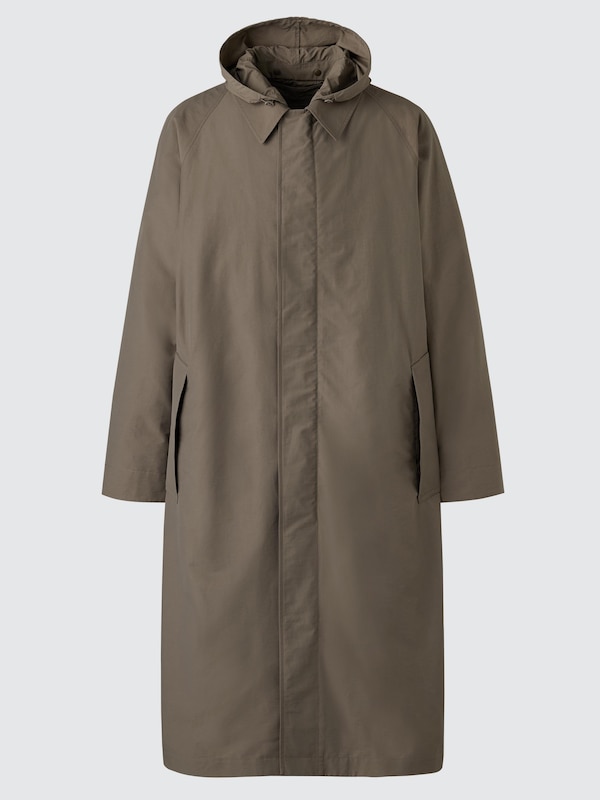 Rain Jacket Uniqlo U Half Coat Men's BLOCKTECH Parka (3D Cut