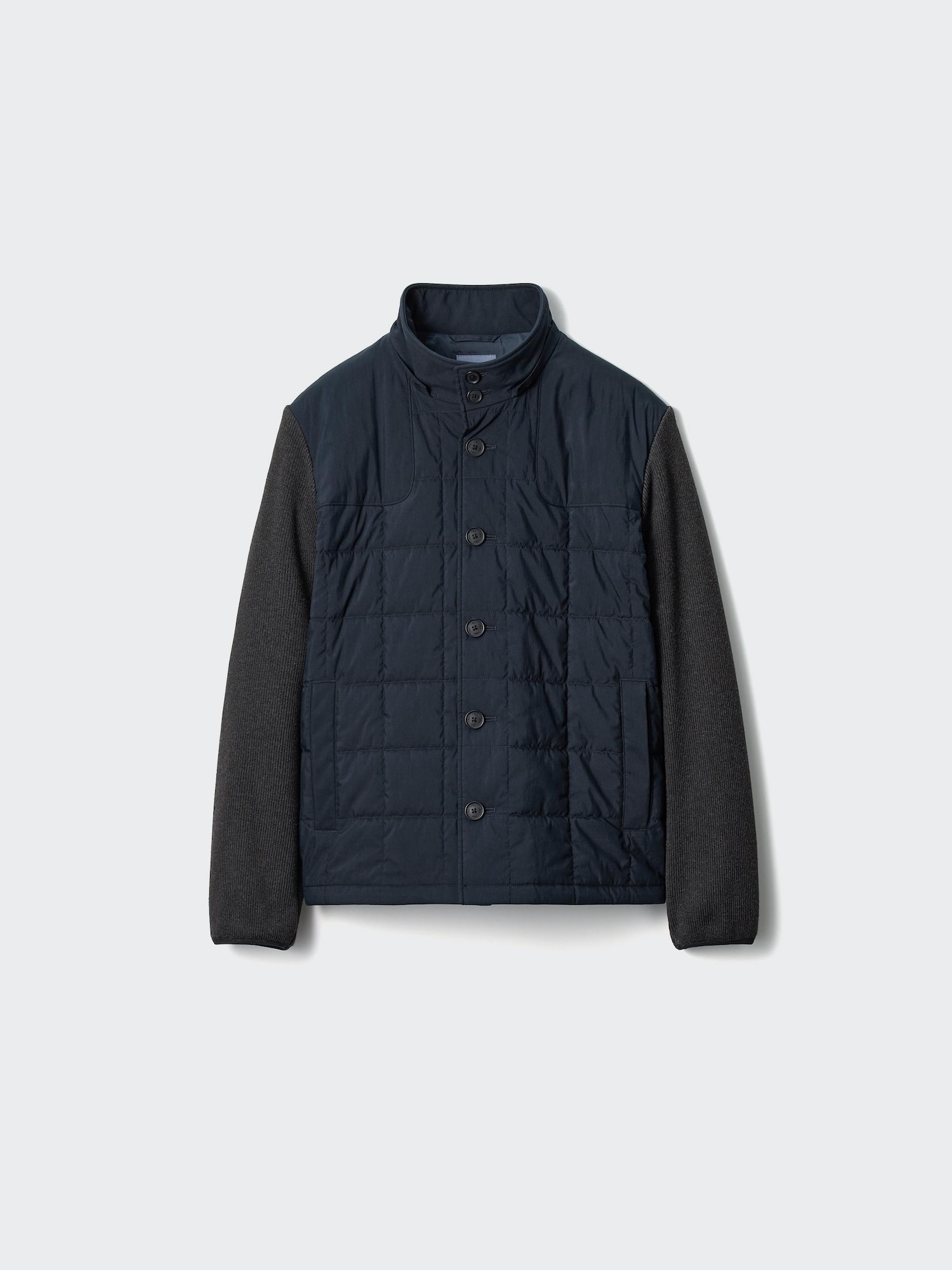 ユニクロ×JWAnderson ネイビーキルティングジャケット Men's Combination Quilted Jacket | UNIQLO US