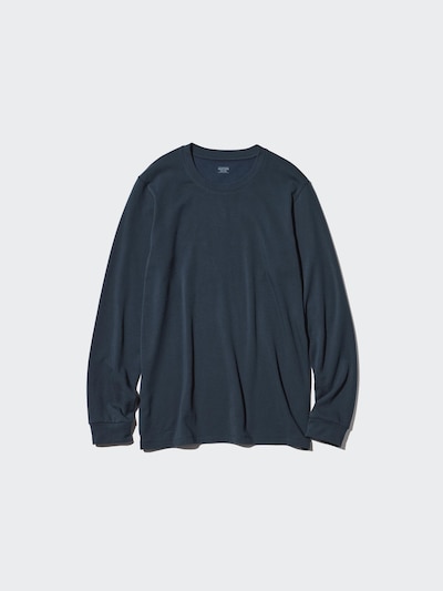 HEATTECH Extra Warm Baumwolle Thermo Langarmshirt (Rundhals)