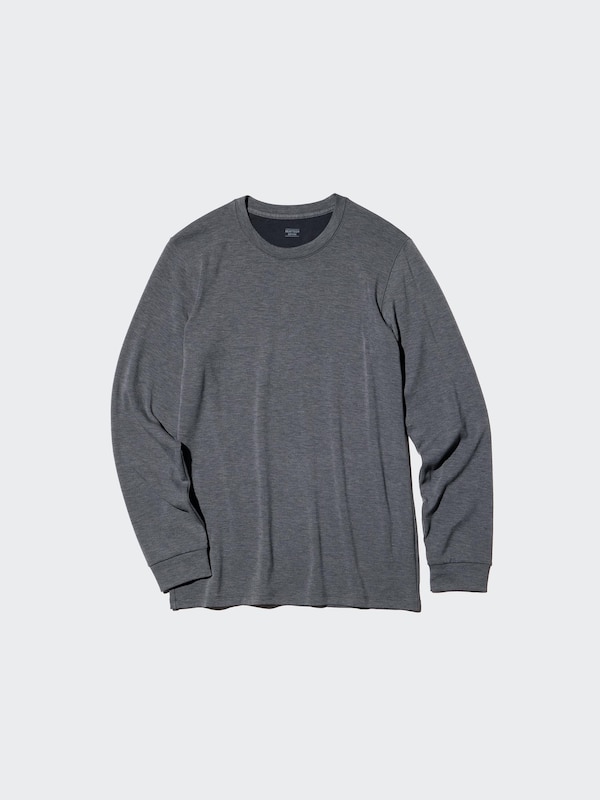 HEATTECH Extra Warm Cotton Crew Neck T-Shirt (Long Sleeve)