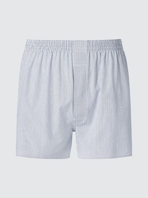 Uniqlo - Caleçon (Rayures Fines) - Bleu - S