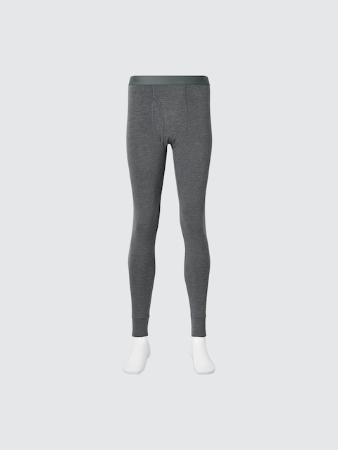 Uniqlo - Heattech Ultracálido Leggings Térmicos - 3XL Gris Oscuro Hombre