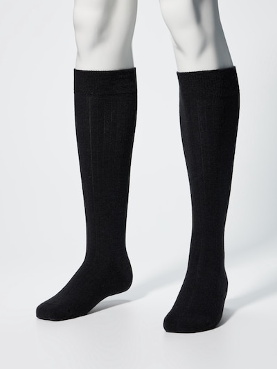 HEATTECH Wide Ribbed Knee High Socks