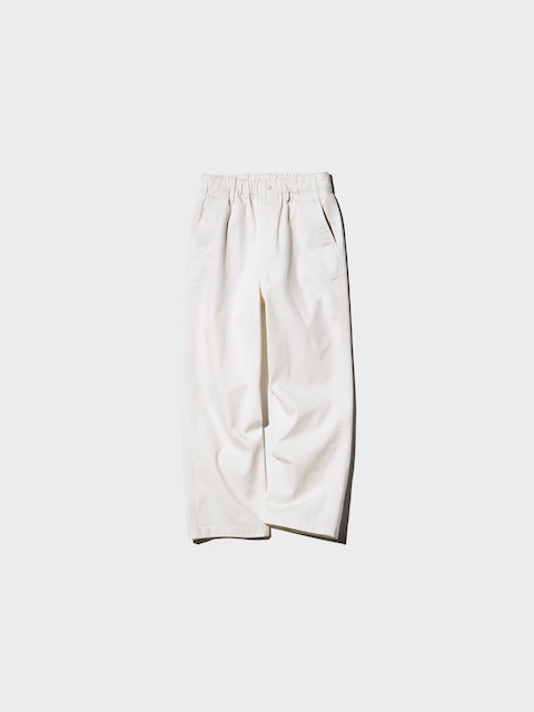 Uniqlo - Pantalon Easy - Blanc Cassé - 7-8 Ans (130Cm)