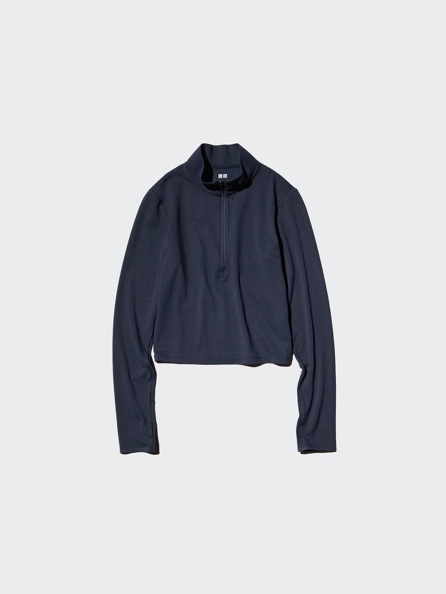 ❤️UMINAMI❤️ AIRism Soft Half-Zip T-Shirt | UNIQLO US