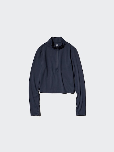 AIRism Soft Half-Zip T-Shirt