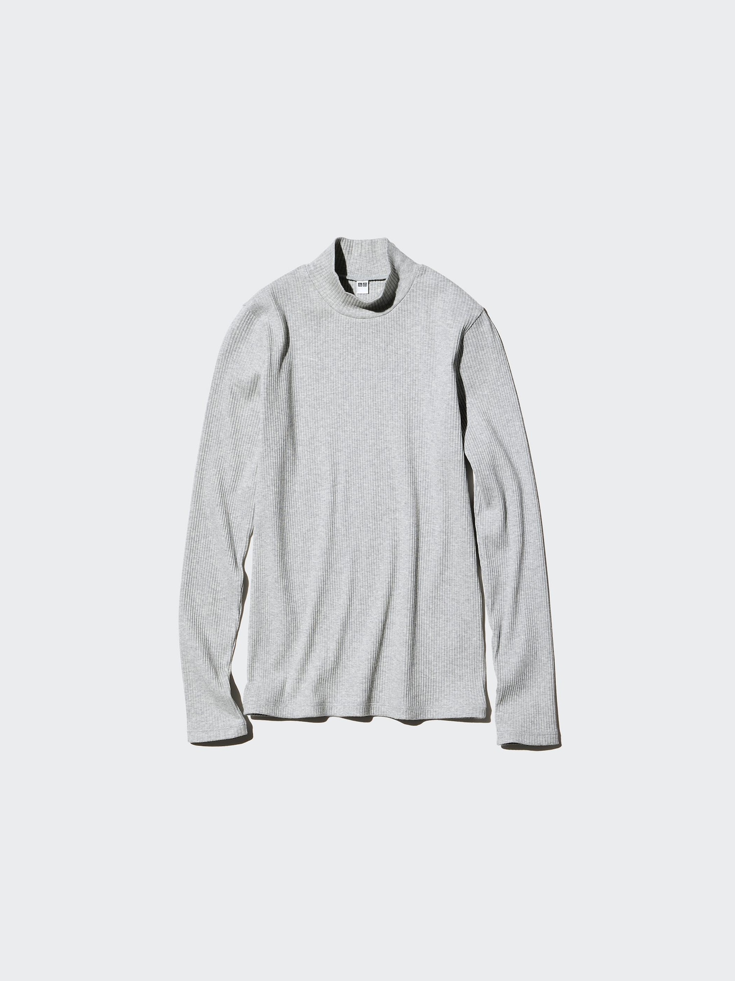 Ribbed High Neck T-Shirt | UNIQLO US