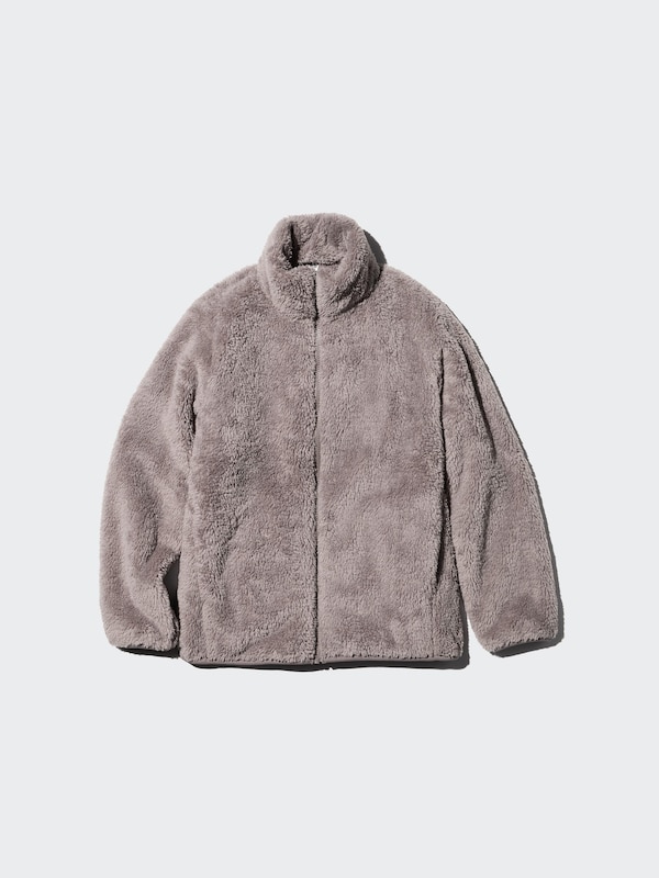Fluffy Yarn Fleece Full-Zip Jacket