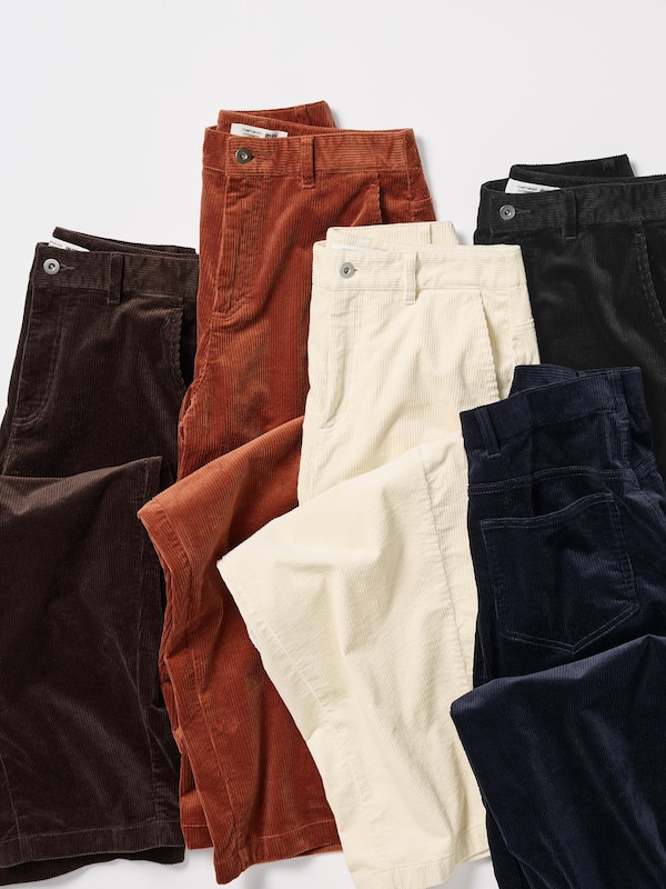 CORDUROY BARREL PANTS