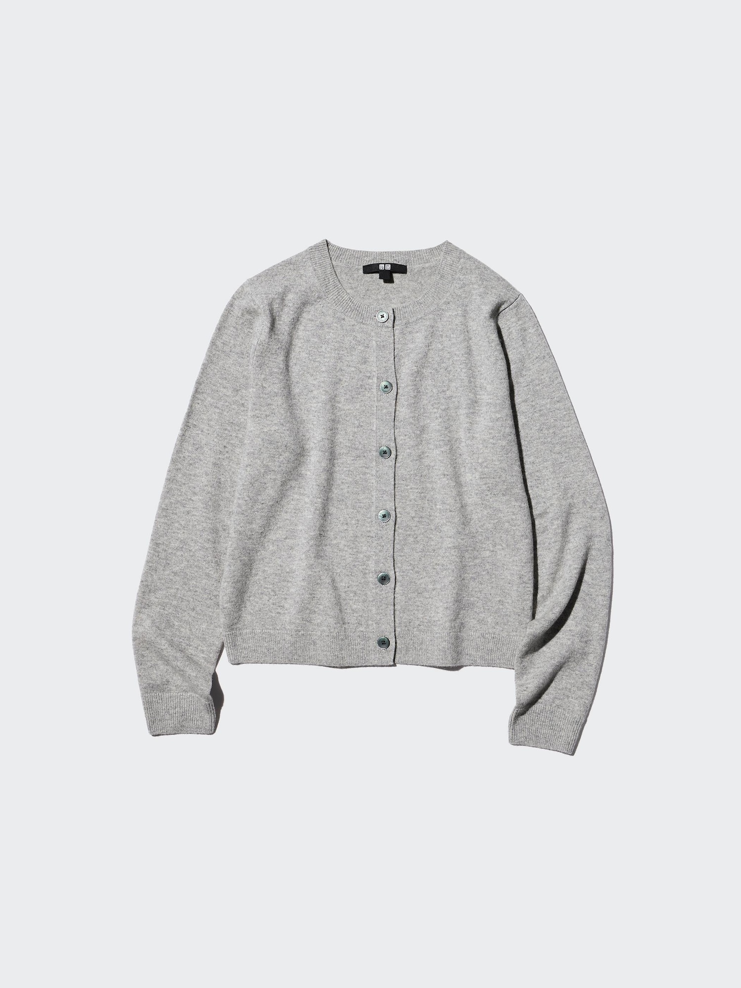 100% Cashmere Crew Neck Short Cardigan