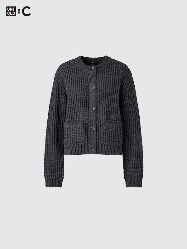 Waffle Knit Cardigan