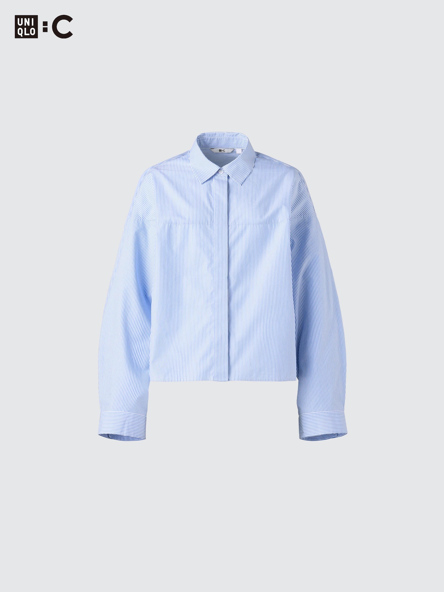 ぐりん（感謝） Cotton Cocoon Shirt | Striped | UNIQLO US