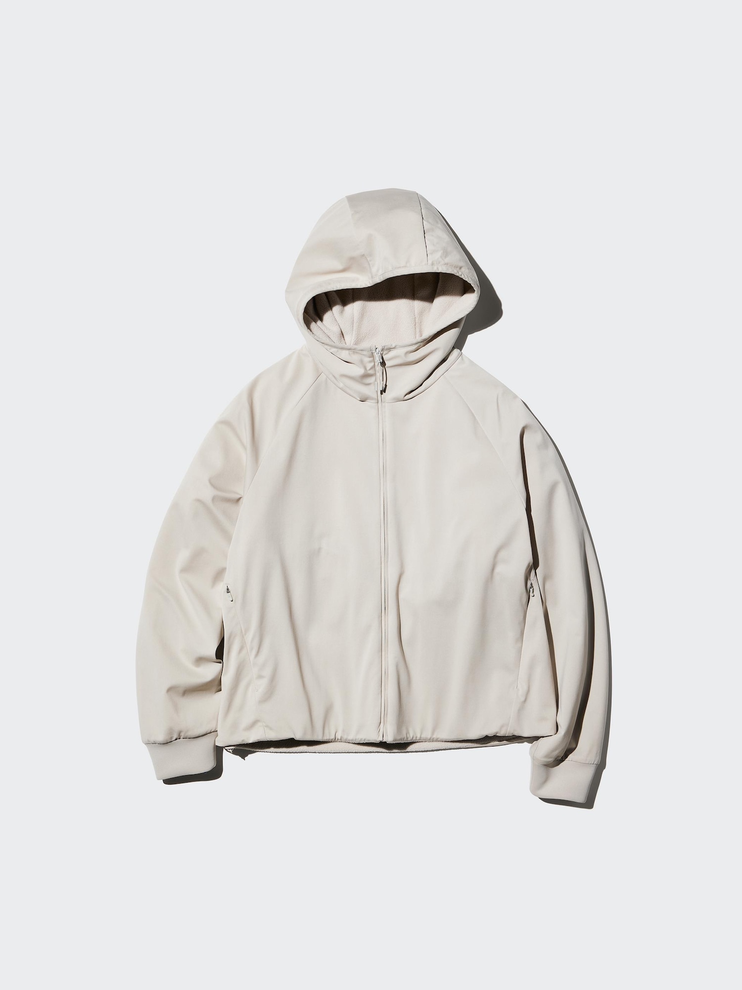 Women's Windproof Fleece Reversible Full-Zip Hoodie | UNIQLO CA