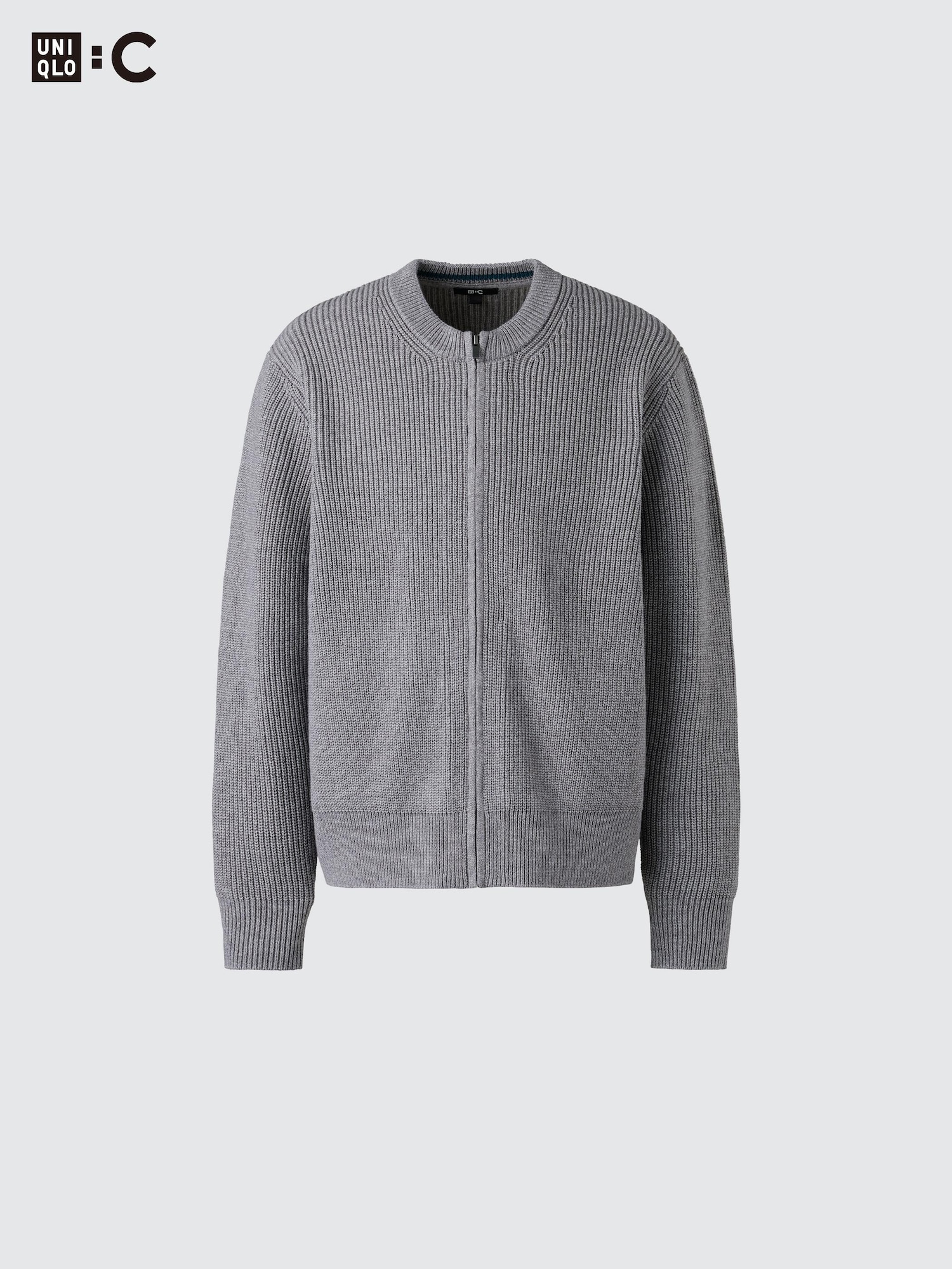 Unisex Crew Neck Full Zip Cardigan | UNIQLO CA