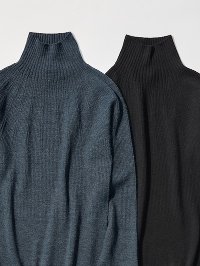 3D Knit Merino Blend Dress