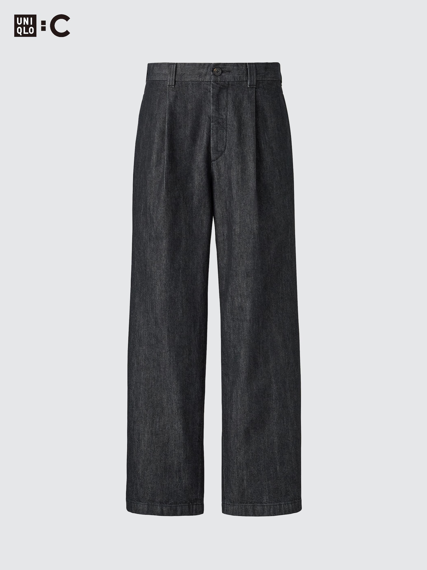 パンツ DOUBLE PLEATED STRAIGHT FIT WESTPOINT Men's Pleated Straight Pants | Denim | UNIQLO US