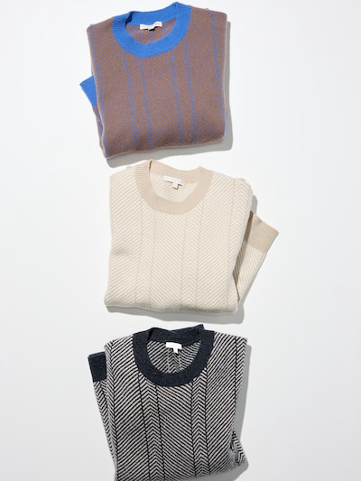 Lambswool Herringbone Sweater