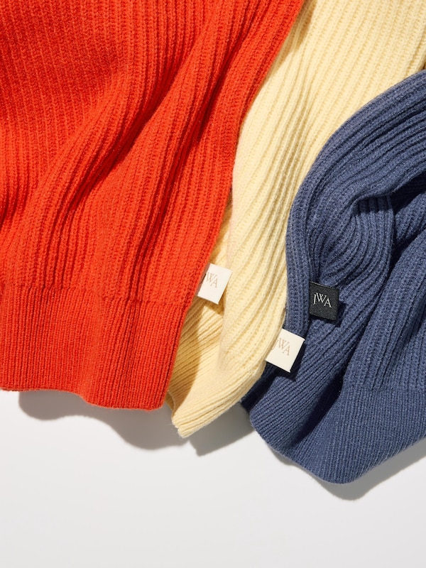 RIBBED CREW NECK SWEATER