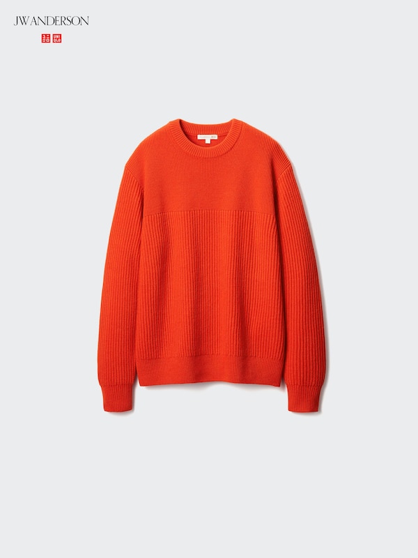 RIBBED CREW NECK SWEATER