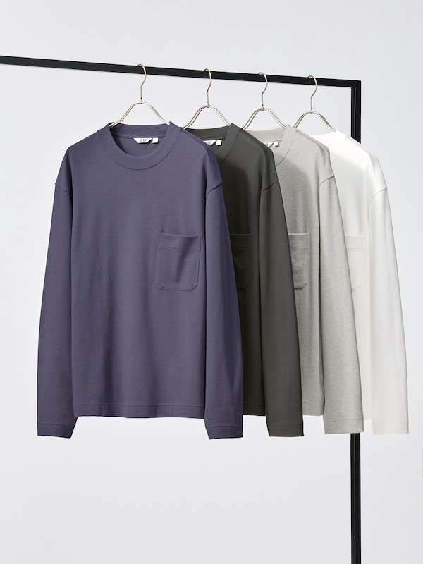 Crew Neck T-Shirt | Long Sleeve