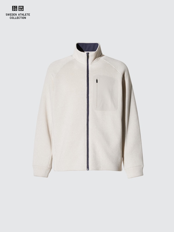 Knitted Fleece Full-Zip Jacket