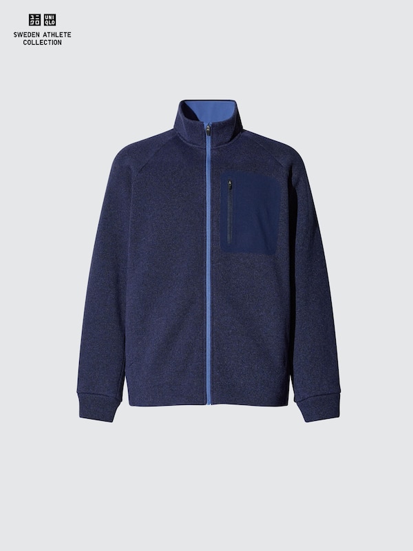 Knitted Fleece Full-Zip Jacket