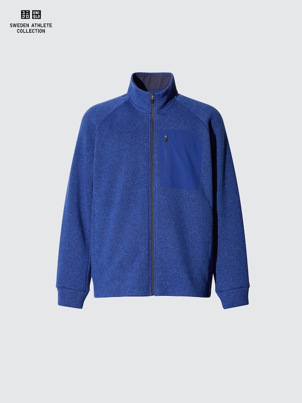 Knitted Fleece Full-Zip Jacket