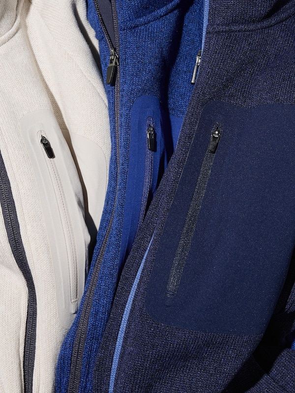Knitted Fleece Full-Zip Jacket