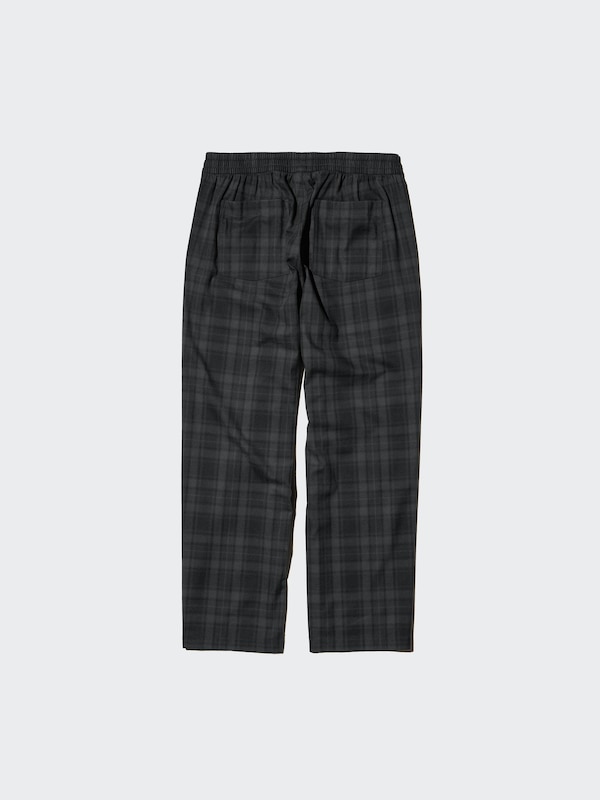 Flannel Easy Ankle Pants | Checked