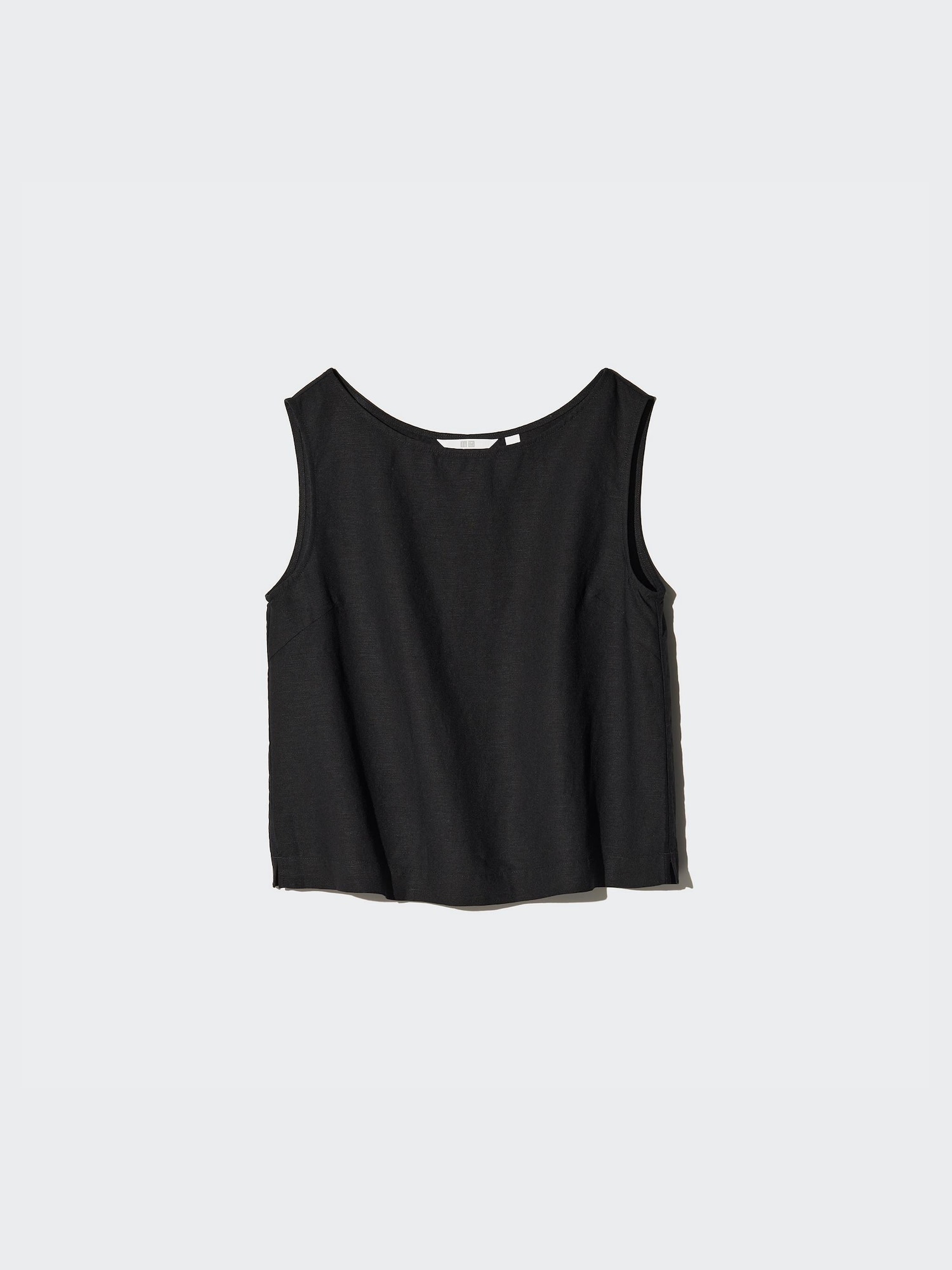 Linen Blend Sleeveless Blouse - thumbnail 3