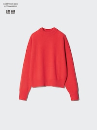 Lambswool Mock Neck Sweater