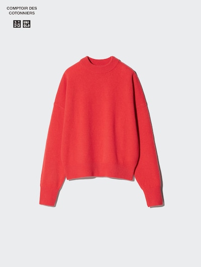 Lambswool Mock Neck Sweater