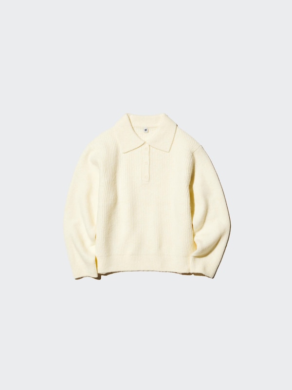 Souffle Yarn Polo Sweater