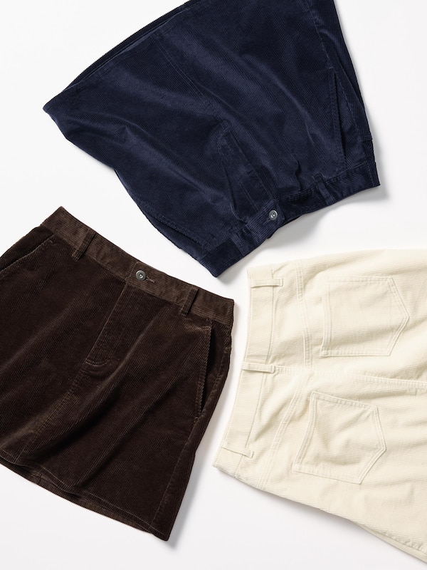 CORDUROY MINI SKIRT
