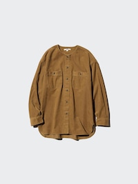 Corduroy Long Shirt Jacket