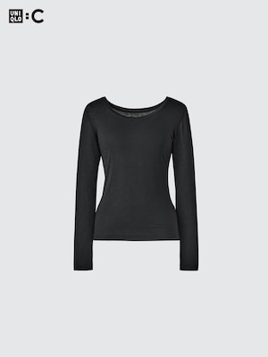 HEATTECH Extra Warm Cashmere Blend Scoop Neck T-Shirt