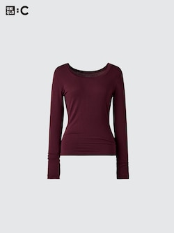 HEATTECH Extra Warm Cashmere Blend Scoop Neck T-Shirt