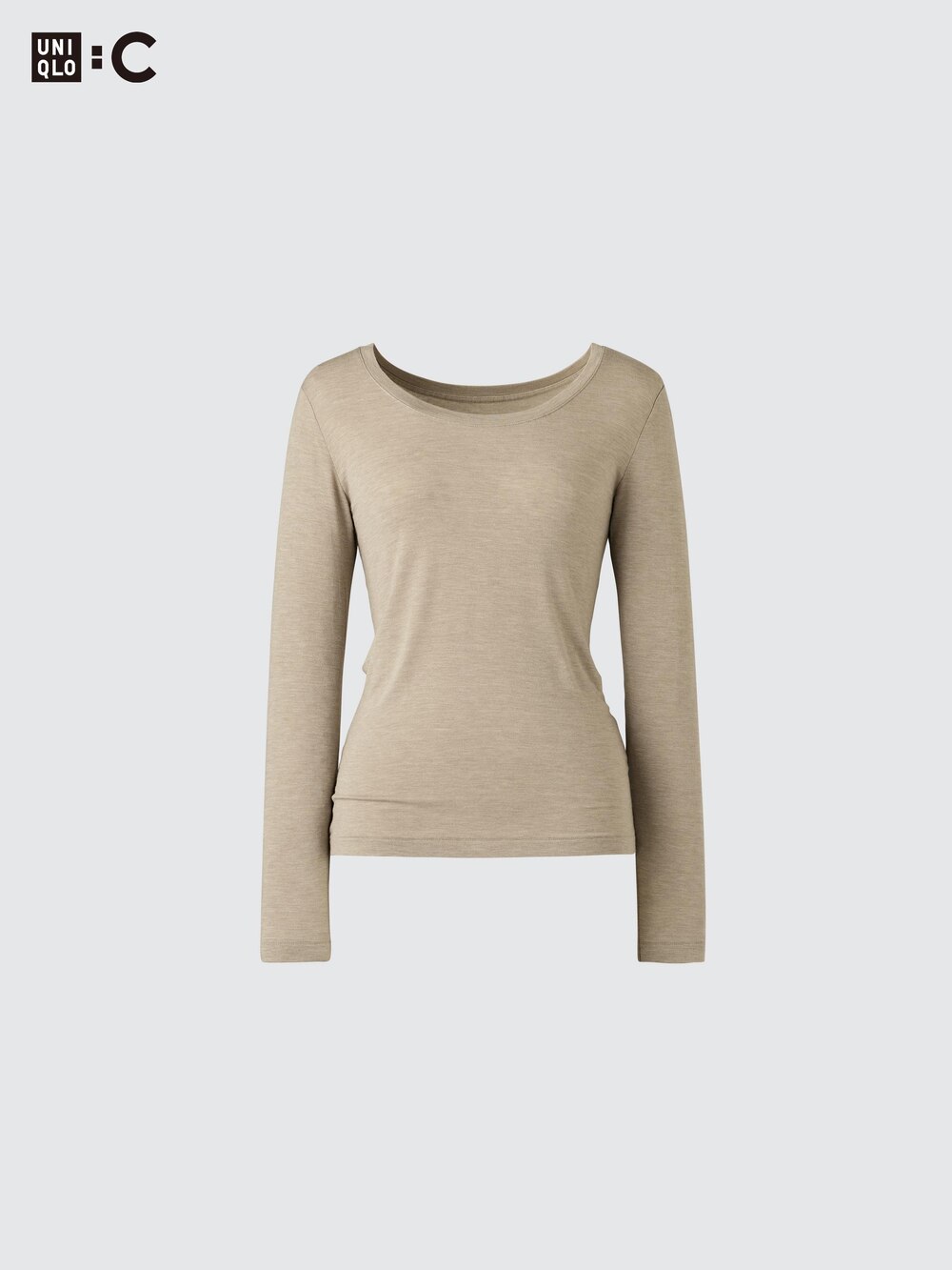 Uniqlo HEATTECH Extra Warm Cashmere Blend T-Shirt | Scoop Neck