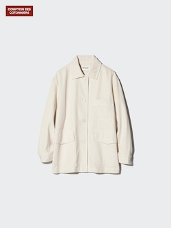 Cotton Denim Oversized Jacket