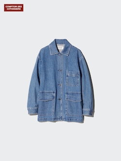 Cotton Denim Oversized Jacket