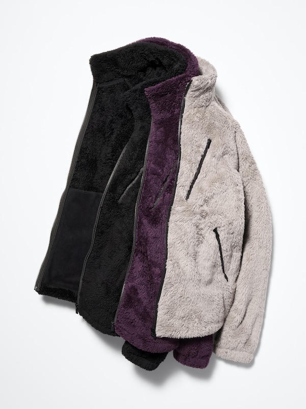 FLEECE OVERSIZED JACKET