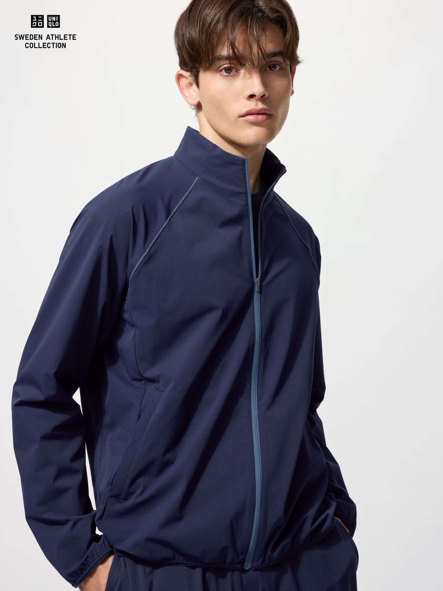ジャケット・アウター UNIQLO 90s archive tech riders jacket UNIQLO - 90s Y2K オールドユニクロ 紺タグ トラックジャケット